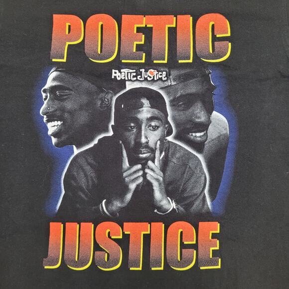 2PAC Tupac-Shakur Shirt Womens Large 21x26 Black - Picture 11 of 12